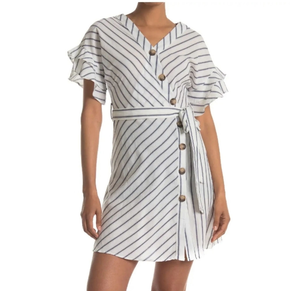 Summer ruffle sleeve Papillion dress